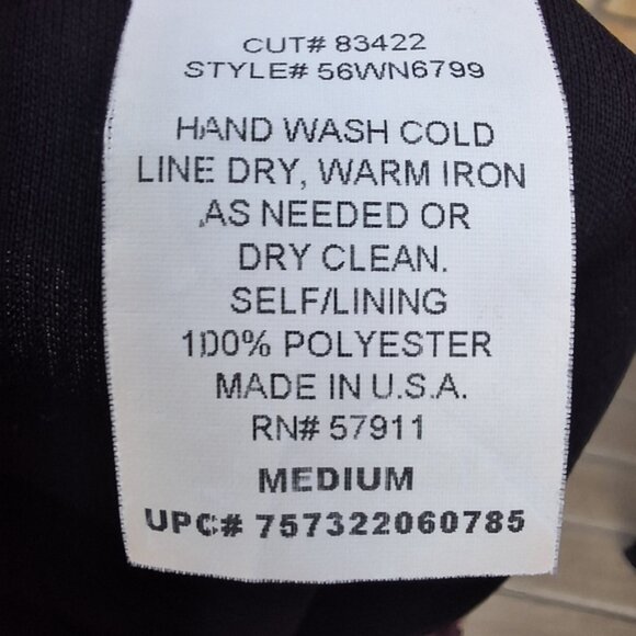 Wrapper Red and Brown Patterned Blouse - Picture 5 of 5